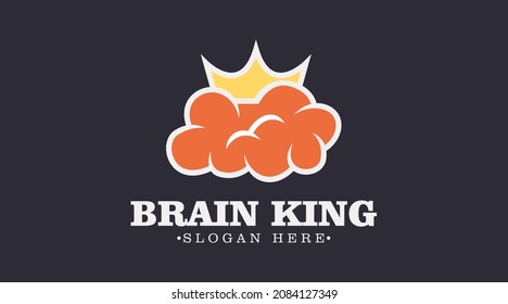 Science Logo Concept About Brain. Brain Logo Vector for Science Purpose