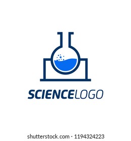 Science Geek Logo Design Template Two Stock Vector (Royalty Free ...