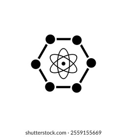 Science logo icon. Education, Study and school logo icon symbols