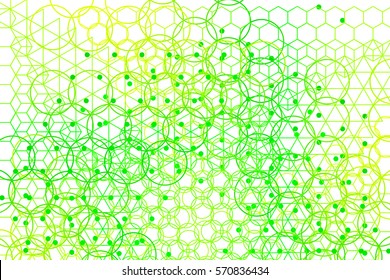 The science and mathematics abstract background with circles, cube, triangles and a lot of lines. Sacred geometry backdrop. The chemistry and astrology. Graphic elements for identity design.