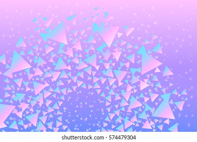The science and mathematics abstract background with triangles. Sacred geometry backdrop. The chemistry and astrology. Graphic elements for identity design.