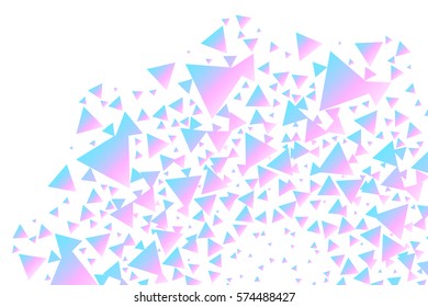 The science and mathematics abstract background with triangles. The chemistry and astrology. Graphic elements for identity design.