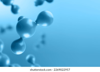 Science or medical background with abstract molecules. Background for banner or flyer. EPS10 vector