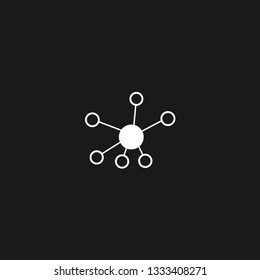 Science Minimal Atoms Icon