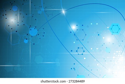 science molecular abstract background