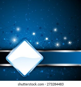 science molecular design abstract banner