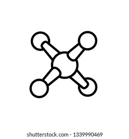 science, molecule icon 