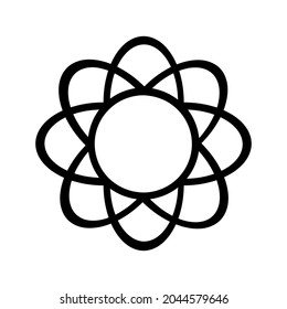 Science neutron electron technology symbol