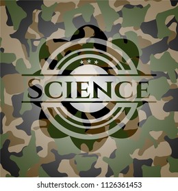 Science on camo texture