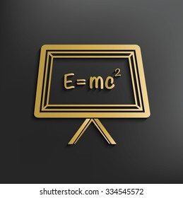 Science on dark background,clean vector