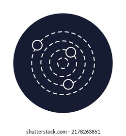 Science Orbit Vector icon which is suitable for commercial work and easily modify or edit it