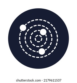 Science Orbit Vector icon which is suitable for commercial work and easily modify or edit it
