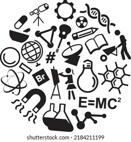 Science pack icon for kids at school