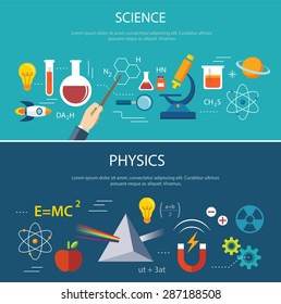 science and physics education concept