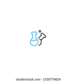 Science Potion Icon for school, university, student and other, with colorize outline style and very useful icon