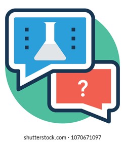 
Science quiz vector illustration 
