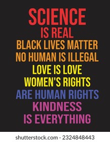science is real LGBT Design.