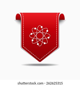 Science Red Vector Icon Design