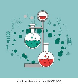 science related icons image