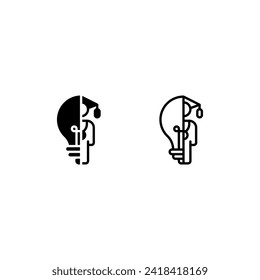 science is required for a degree icon and illustration - vector