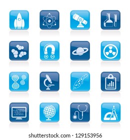 Science, Research and Education Icons - Vector Icon set