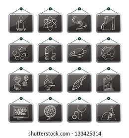 Science, Research and Education Icons - Vector Icon set