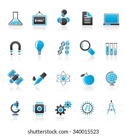 Science, Research and Education Icons - Vector Icon set