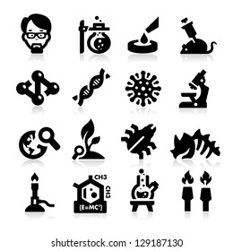 Science and Research Icons