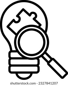 Science Research Vector Icon Line Style