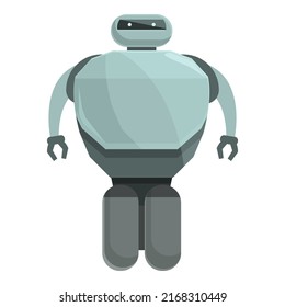 Science robot icon cartoon vector. Cute toy. Computer space