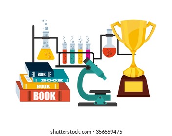 science school design, vector illustration eps10 graphic 