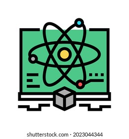 science school discipline color icon vector. science school discipline sign. isolated symbol illustration