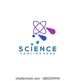 Science Scientific Logo Symbol Template Vector