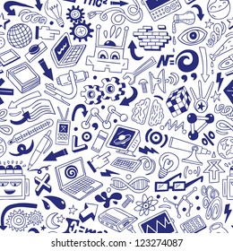 Science - seamless pattern