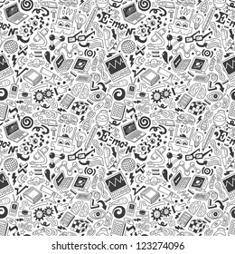 Science - seamless pattern