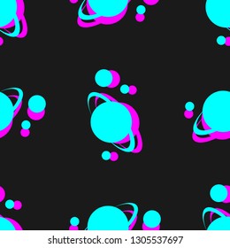 Science seamless pattern vector illustration