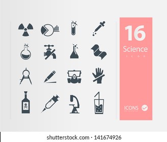 Science Set (Set of 16 Quality icons )