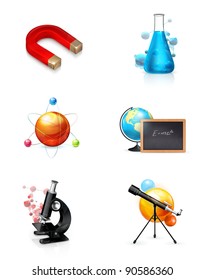 Science, set of vector icons