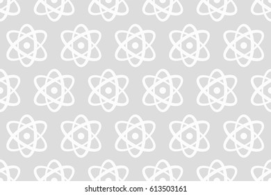 science shape seamless wallpaper white