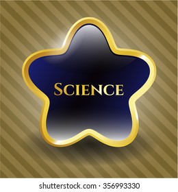 Science shiny badge
