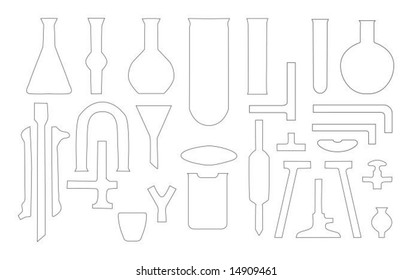 Science Stencil Vector