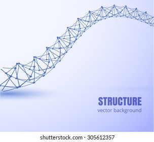 Science structure background. Vector eps10.