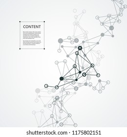 Science structure molecule and communication and medical and technology and chemistry vector illustration.