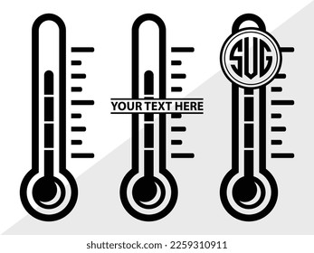 Science SVG Monogram Vector Illustration Silhouette
