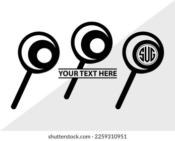 Science SVG Monogram Vector Illustration Silhouette