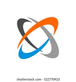 Science Swoosh Colorful Logo Template Illustration Design. Vector EPS 10.