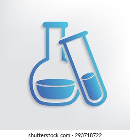 Science symbol design,clean vector
