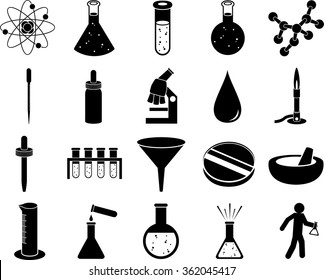 science symbols set