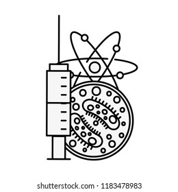 science syringe bacteria biology molecule