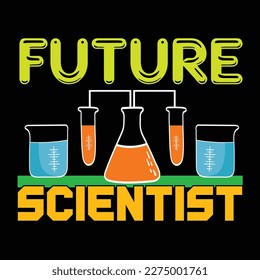 Science t shirt design vector template svg